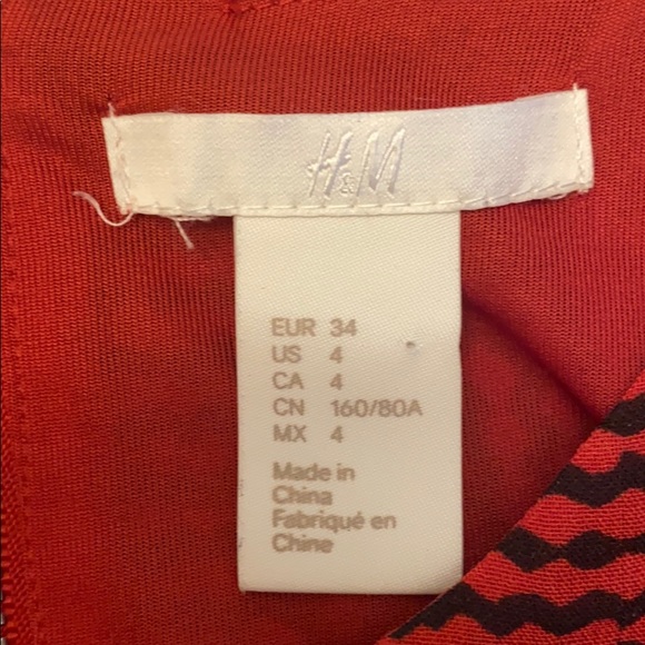 H&M Abstract Print Easy-Wear Shift Dress - Picture 6 of 7